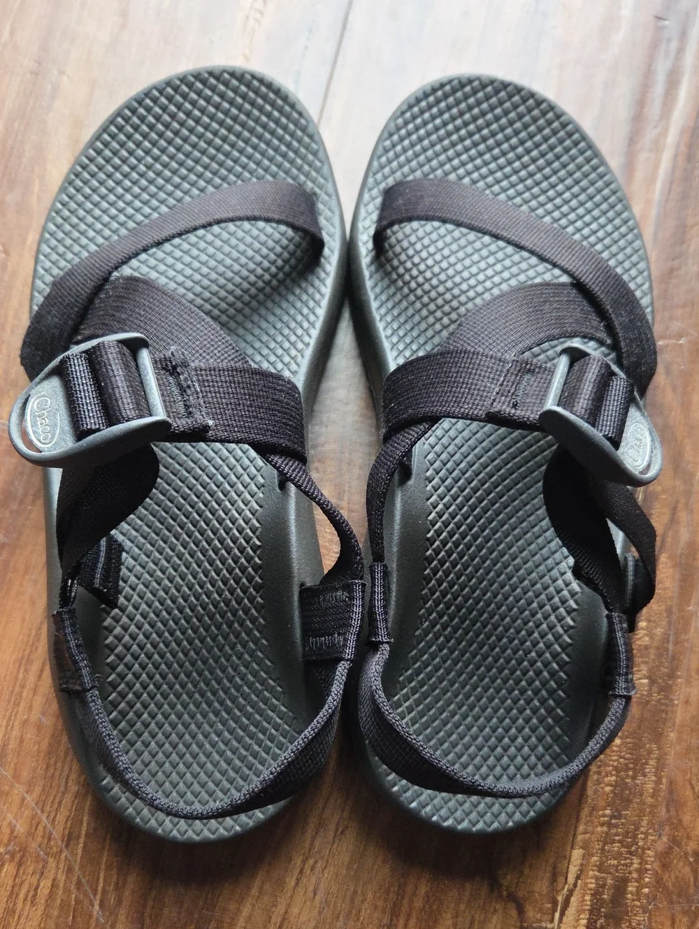 Chaco Men's Z/1 Black Sport Sandals with Adjustable Straps